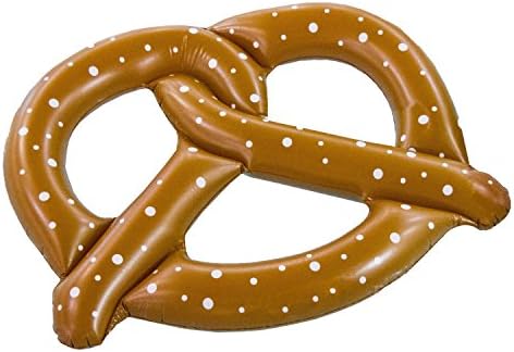 Swimline 60 Inch Giant Inflatable Pretzel Swimming Pool Swim Water Float Raft