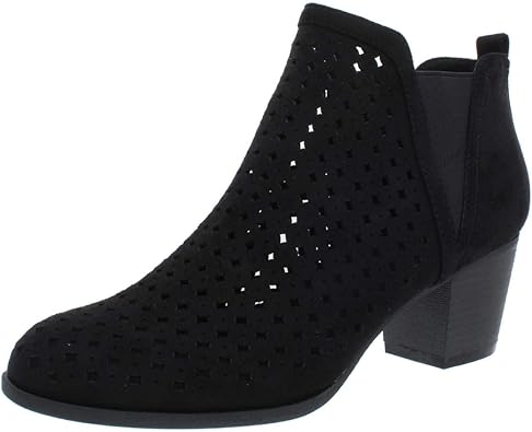 indigo rd booties black