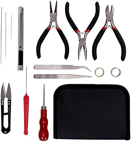 Wisehands Professional Jewelry Making Kit Jewelry Pliers for Jewelry Crafting and Jewelry Repair with Zipper Storage Case