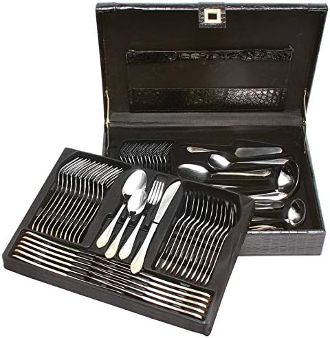 Sterlingcraft Heavy-gauge Stainless Steel 72pc Flatware And Hostess Set With Gold Trim