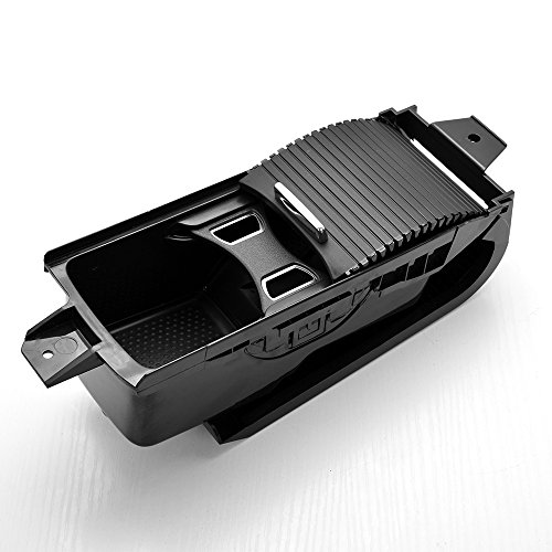 Black Euro Sliding Lid Cup Holder Rubber Gel Bottom + Bottle Opener