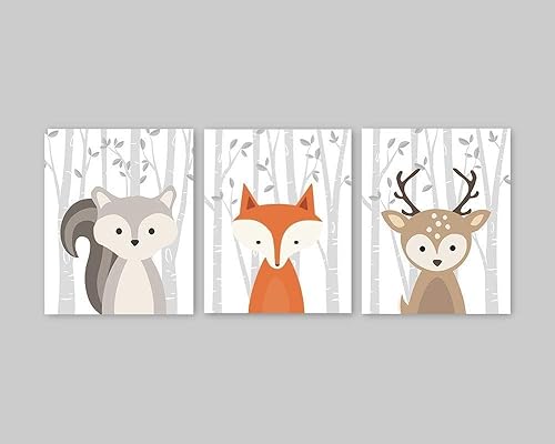 woodland wall art nursery
