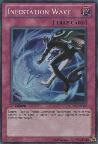 Yu-Gi-Oh! - Infestation Wave (HA05-EN060) - Hidden Arsenal 5 - 1st Edition - Super Rare