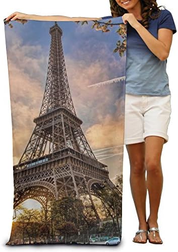 Beach Towel Paris Traval Eiffel Tower Microfiber Towel