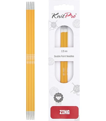 Pesas Ajustables Knitter's Pride -Dreamz Agujas De Doble Punta De 6 Pulgadas, Tamaño 10 Agujas Doble Punta Tejer