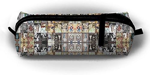 Henhao5 Steampunk Tarot CardsPencil Holders Fashion Capacity Wallets Card Office Carrying Cases Money Organizers Coin Purses Pouches