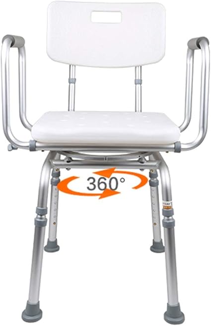 Kaisimys Chaise De Douche Siege De Tabouret Pivotant A Hauteur Reglable Chaise Elevatrice De Baignoire Blanche Avec Bras Amazon Fr Cuisine Maison
