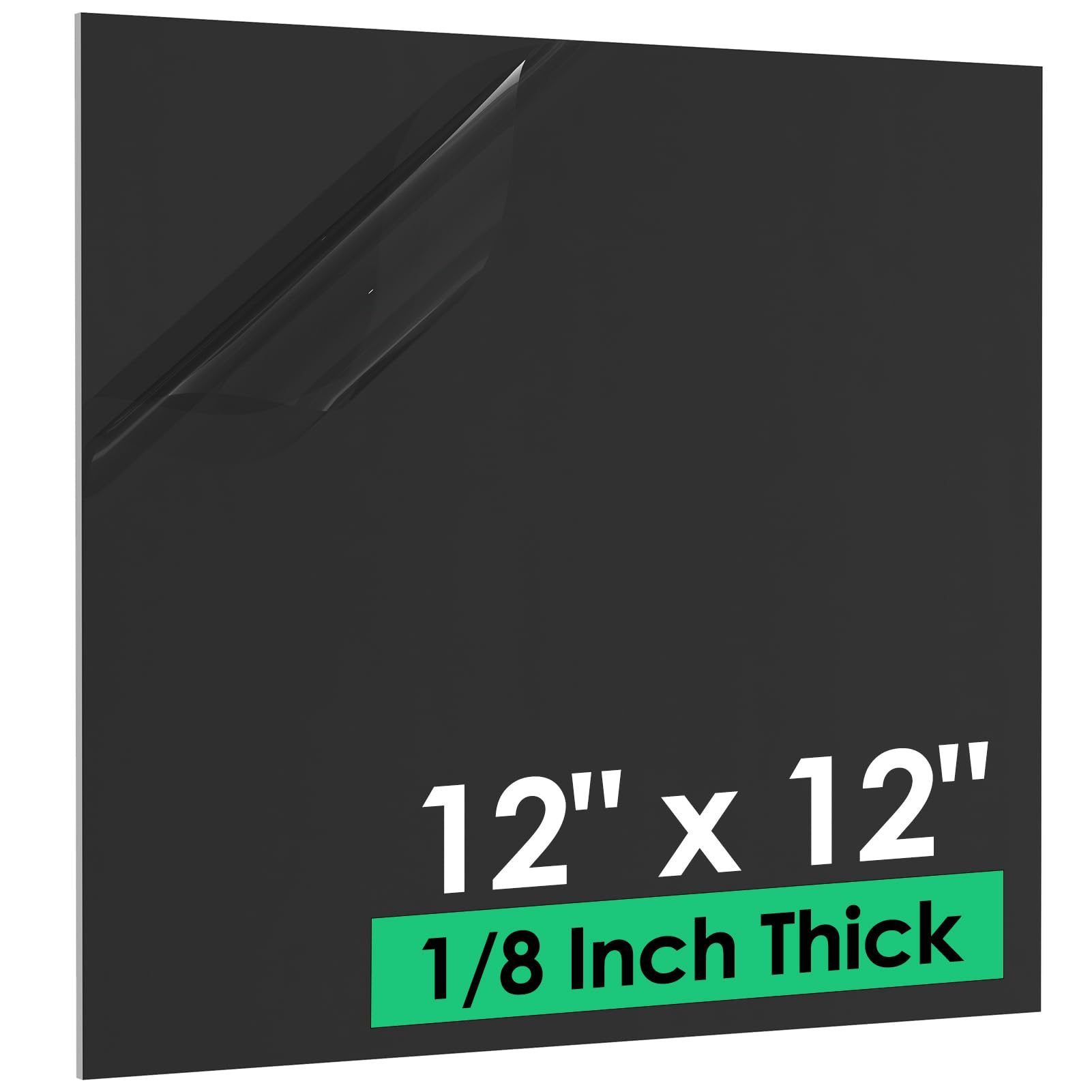 CREGEAR ABS Plastic Sheet 1/8 Inch Thick - 12" x