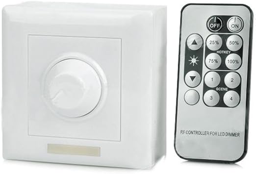 Generic Rotary Led Lampe Dimmer 220 V Mit Fernbedienung Amazon De Beleuchtung