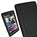 iGadgitz U2048 Tire Tread Design Silicone Skin Case Cover with Screen Protector Compatible with Google Nexus 7 2012 1st Gen Android 4.1 Tablet 8GB 16GB - Black