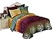 Swanson Beddings Rainbow Tree 3pc Duvet Bedding Set: Duvet Cover and Two Pillow Shams (King)