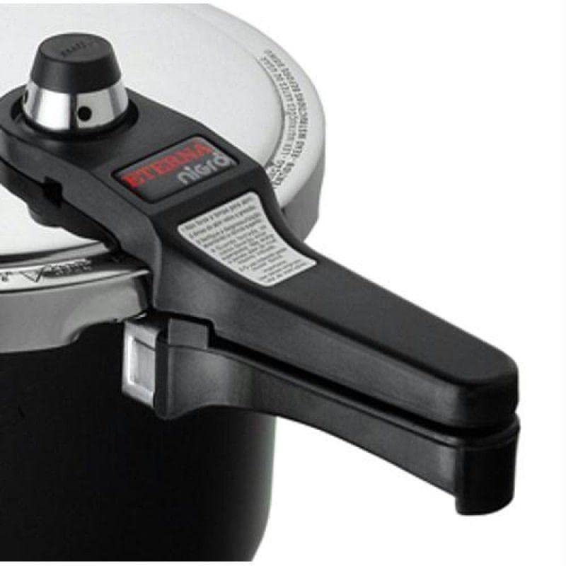 Panela de Pressão 6L Nigro Eterna Alumínio Antiaderente Preto