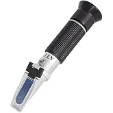 LOHAND Brix Refractometer with ATC, 0-32% Brix Range, Handheld Sugar Tester | Precision Sugar Measurement for Fruit, Juice, Wine, Maple Syrup &amp; Beverage, Built-in Automatic Temperature Compensation