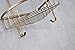Rozin Dual-Tier Bathroom Kitchen Corner Shelf Shower Caddy Holder Antique Brass