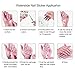 Christmas Nail Decals Water Transfer(12 Pack), Konsait Christmas Nail Wraps Water Slide Xmas Nail Art Stickers for Women Kids Girls Kiss Designs for Christmas Party Favor Decoration Decor Supplies