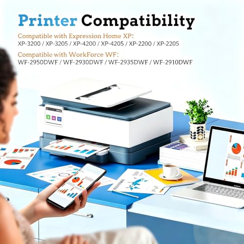 LxTek Compatible with Epson 604XL Cartridges Compatible for Epson 604 XL Multipack for Expression Home XP-2200 XP-2205 XP-3200 XP-3205 XP-4200 XP-4205 Workforce WF-2910DWF WF-2930 WF-2935 (15-Pack)