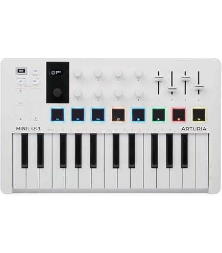 Amazon.com: Arturia MiniLab 3 MIDI Keyboard Controller, Lavalier