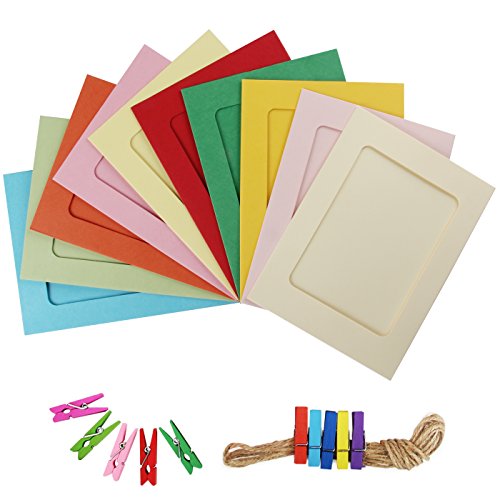 YILOVE Cardboard Paper Picture Frames 4X6 Inch DIY Photo Frame With