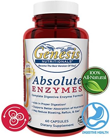 Genesis Nutritionals Absolute Enzymes Complete Digestive Enzyme Formula