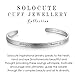 Cuff Bangle Bracelet Engraved
