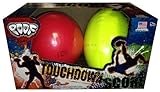 POOF 9.5-Inch Foam Football and 7.5-Inch Foam Soccer Ball Sport Pack, Assorted Colors