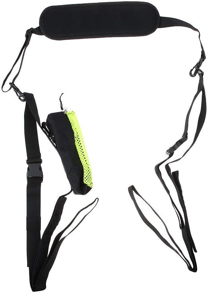 Cikuso Surfboard Shoulder Carry Strap Sup Board Carrying Strap With Mobile Phone Bag Paddle Buckle