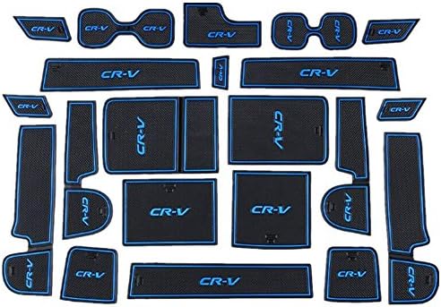 Oceson Honda CRV Interior Cup Holder Mats Door Slot Pad Car Cushion Cargo Liners 2017 2018 2019(21pcs)