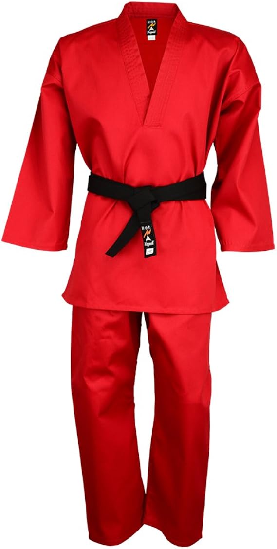 Playwell Karate Red Childrens V Neck Pull Over Uniform (00000/90cm