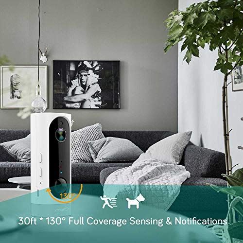 xmartO Wireless Security Camera Battery-Operated, for Home Security, Baby Monitor, Pet Camera, Rechargeable Battery, Pir Motion Detection, 2 Way Audio, Night Vision, 16GB Storage - Thumbnail 2
