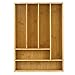 Heim Concept Drawer Organizer Bamboo Cutlery Tray Silverware Organizer/Utensil Holder, Drawer Dividers Organizer for Silverware, Flatware, Knives in Kitchen