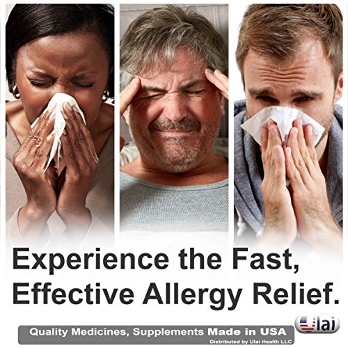 4 Hour Allergy Relief 1000 Ct [Made in USA] Itchy, Watery Eyes, Runny