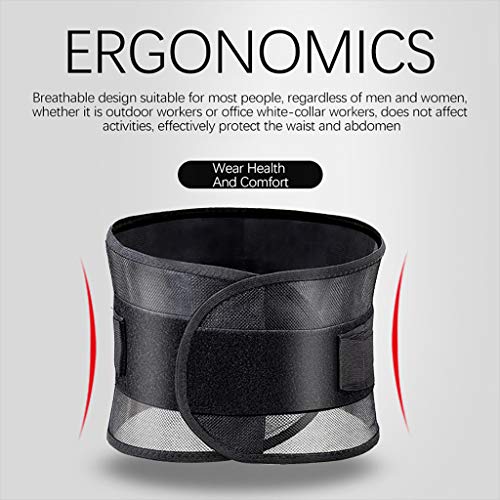 image for Jinjin Heal Back Pian Naturally Lumbar Support Belt,Breathable Mesh Ba