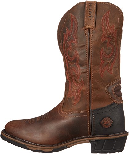 justin hybred work boots