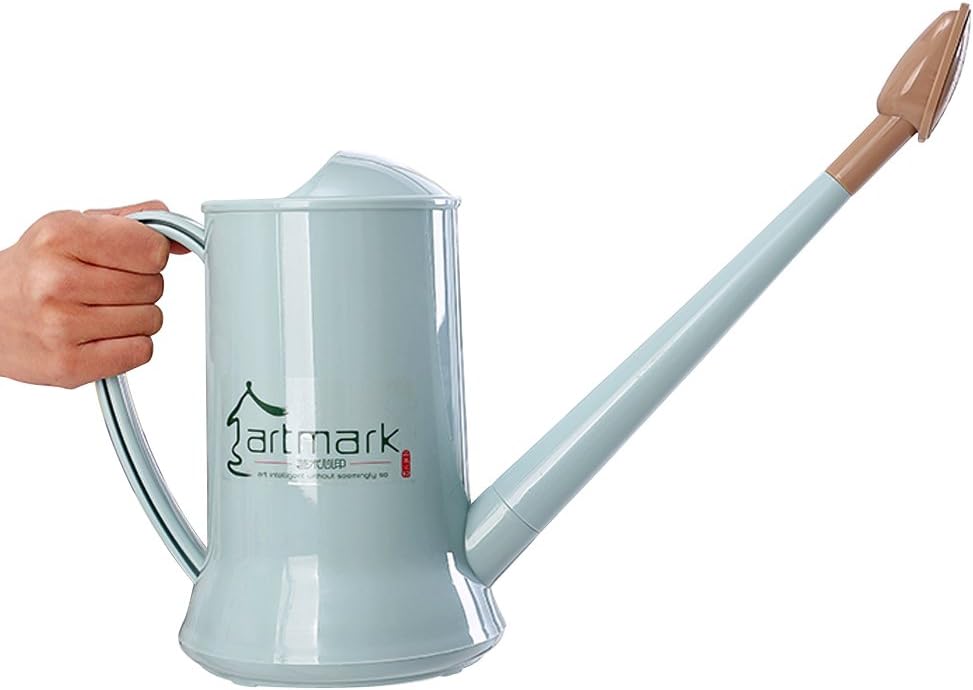 Premium High-Grade Plastic Watering Can Long Spout 2L(360 Degree Rotation Shower Head) Blue