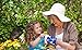 Vackoey Indoor Outdoor Thermometer, Medium Blue/White