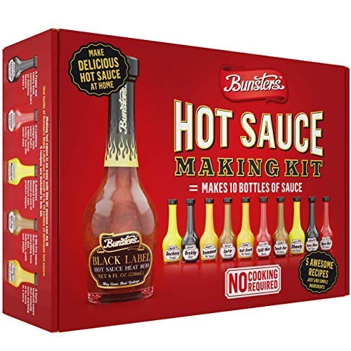 Bunsters Hot Sauce Making Kit Just Pour And Shake No Cooking 