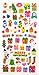 3D-SANTA-HOHOHO - 6 Sheets Merry Christmas 3d Stickers For Kid - Puffy Dimensional Scrapbook Stickers - Size 3.5 x 6.75 Inch./Sheet