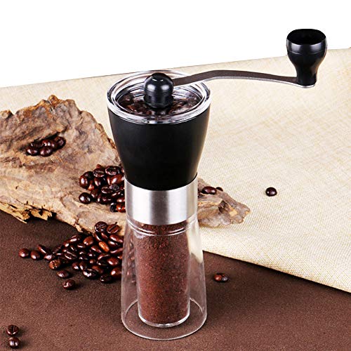 Coffee Grinder, Household Manual Coffee Grinder Pepper Mill with Stainless Steel Handle Suitable for Camping and Home