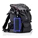 Solar Chargers 30,000mAh, Solarprous Dual USB Solar Battery Charger External Battery Pack Phone Charger Power Bank with Flashlight for Smartphones Tablet Camera (Blue)