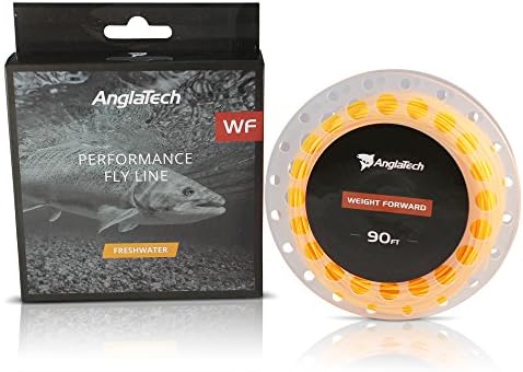 Anglatech Fly Fishing Line Floating Weight Forward WF 3 4 5 6 7 WT for Trout Dry Fly and Freshwater Nymphing