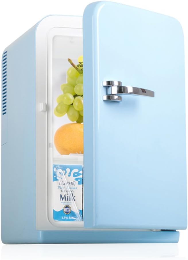 Car refrigerator Creative Light- 15L Mini Fridge Mini Small Home Hostel Cooler Dual Breast Milk Cosmetics Refrigerator