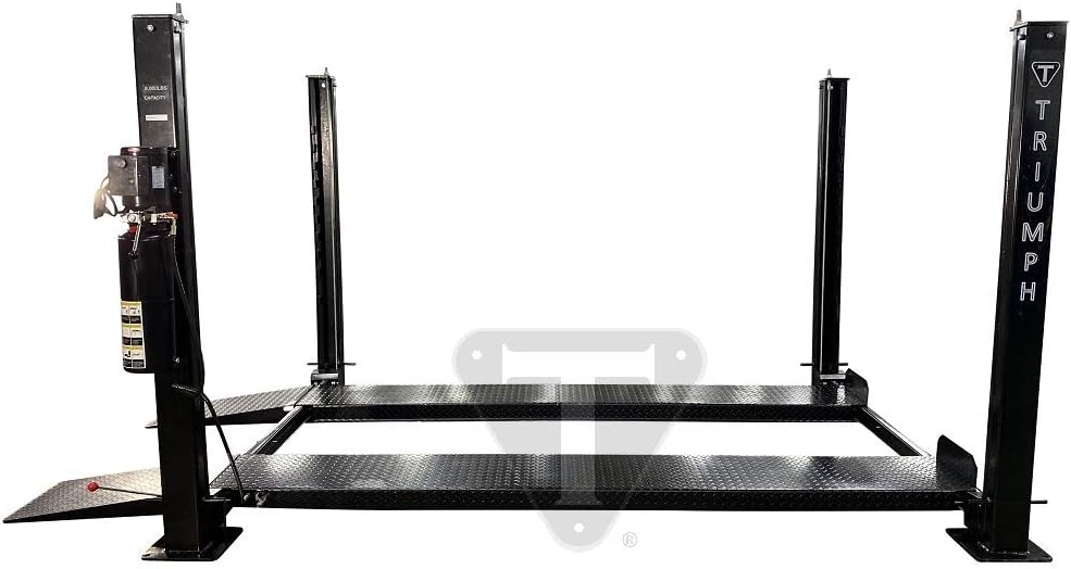 TRIUMPH NSS8TL 8000Lbs Taller Longer 4 Post Storage Service Lift Tools