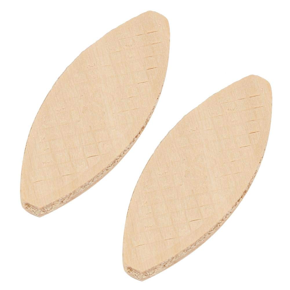 100 Pieces of Wood Splicing Biscuit Tenon Carpentry DIY tenoning Machine Beech Wood Tenon Wood Plug (10#), Power Tool Accessories