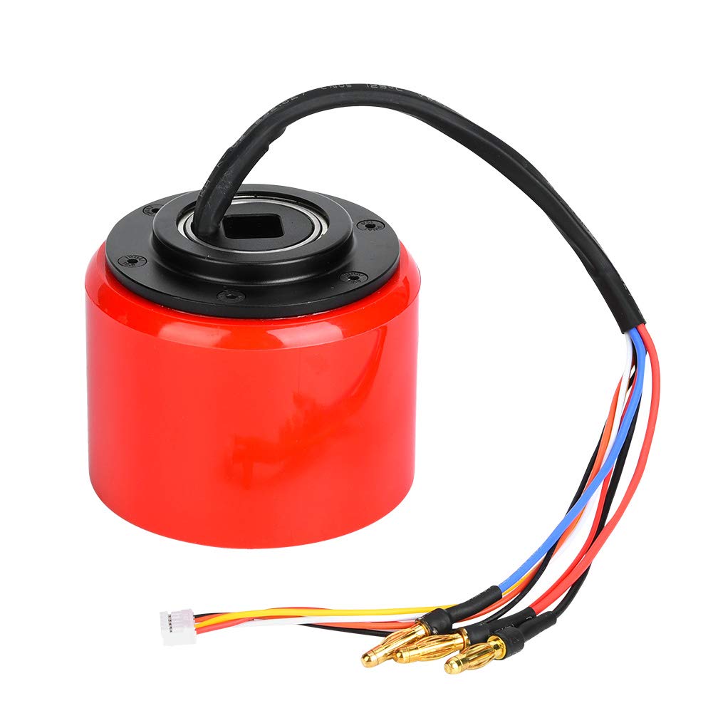 Dilwe 70mm 150W 24V/36V Brushless Hub Motor Wheel, Red, for Longboard Mini Scooter DIY Electric