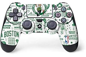 Skinit Decal Gaming Skin Compatible with PS4 Controller - Officially Licensed NBA Boston Celtics Historic Blast Design