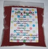 8oz -Almost 15,000 JellyBeadZ Water Bead Gel - BRIGHT PINK- Heat Sealed Bag- Water Pearls Gel Beads- Wedding & Event Centerpieces - Bright Pink