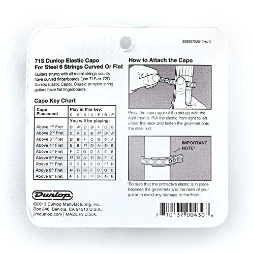 Dunlop 71S Elastic Heavy Single Capo