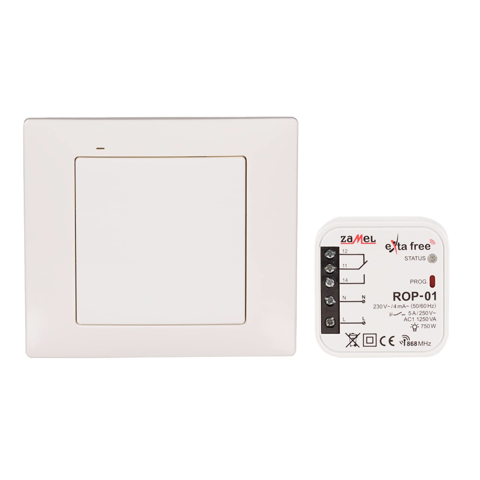 EXTA FREE wireless control set - lighting, 1 piece, RZB- 01