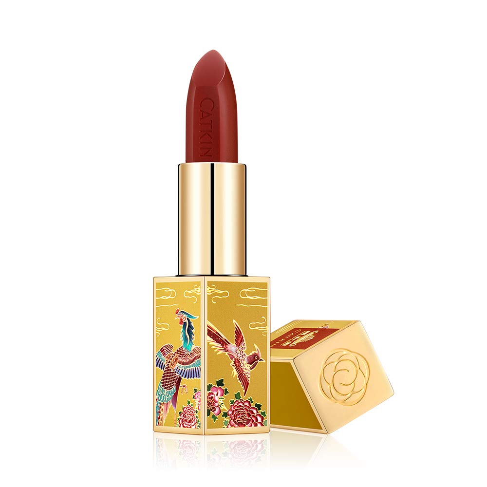 CATKIN X SUMMER PALACE Lipstick, Rouge Red Long Lasting Moisturizing Lip Stick Makeup - CO140