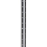 Akro-Mils AWP54UPRIGHT 54-Inch NSF Certified Industrial Grade Chrome Wire Shelf System Upright Leg Post Poles, (4 Pack)